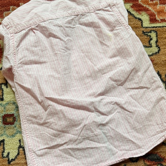 Crewcuts Light Pink Striped Button Down Shirt - Picture 5 of 5